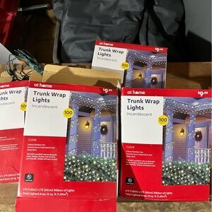 Holiday Time Trunk Wrap Lights four boxes all brand new never used